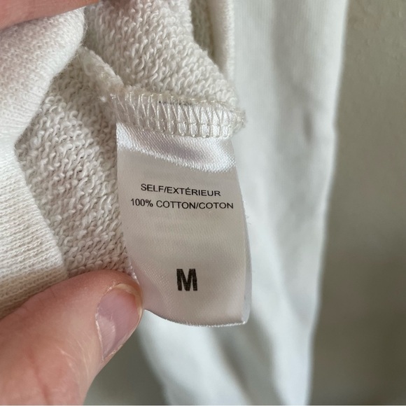 LoveShackFancy | Corrine White Ruffle Sweatshirt, medium - Picture 6 of 12